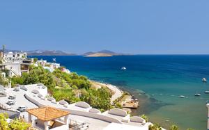 Vistas con el faro en Bodrum