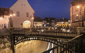 Puente del Mentiroso, vista nocturna