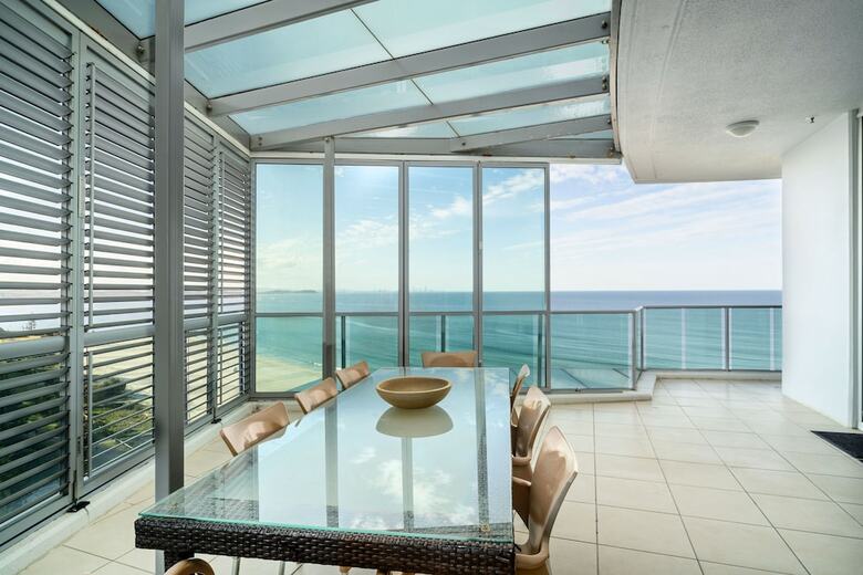 Hotel Reflection On The Sea