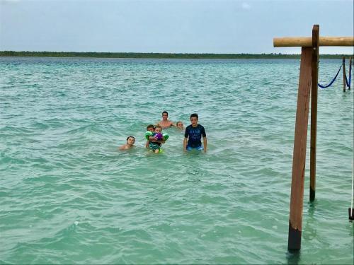 Lodge Private Cabin In Bacalar With Your Own Deck!