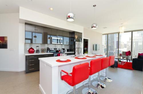 Apartamento Urban Dtla Black And Red Penthouse