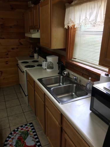 Bear Tracks Mountain Laurel Wood Fireplace Cabin