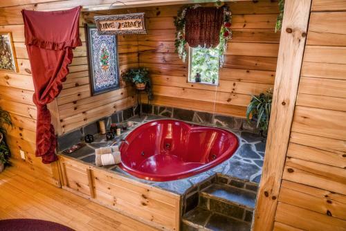 Swim N Bear Honeymoon Cabin With Private Pool