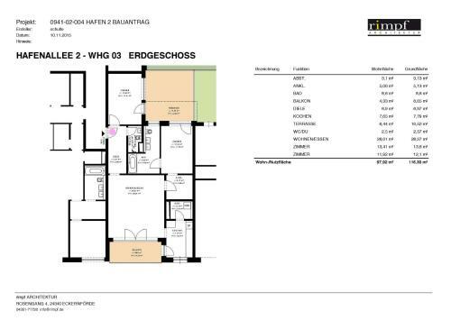 Apartamento Hafenspitze Quartier Ferienwohnung "freyja" - [#65800]