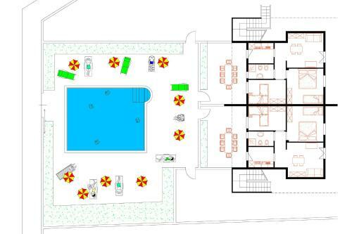 Trilocale Piscina E Doppio Giardino 6