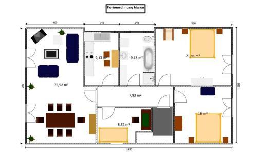 Apartamento Ferienwohnung Manon - [#23767]