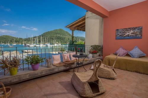 Blue Seaview Apartment 75 Sqm On Nydri Coast