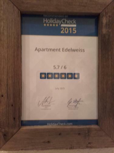Apartamento Appartement Edelweiss