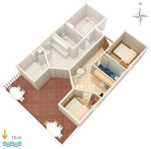 Apartment Stara Novalja 4063b