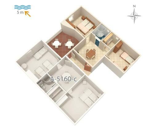 Apartment Seget Vranjica 5160d