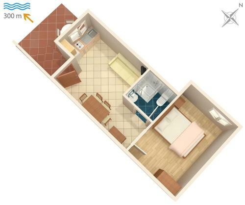 Apartment Povljana 6468c