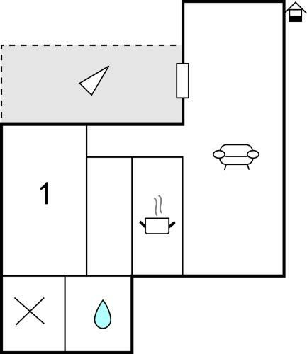 One-bedroom Holiday Home In Gnossjo
