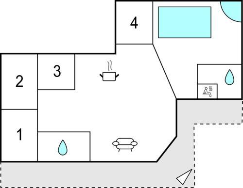 Four-bedroom Holiday Home In Vaggerlose