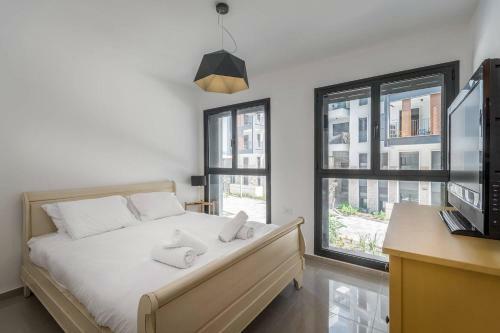 Apartamento Trust Inn - Jaffa Brand New Duplex Balcony&parking
