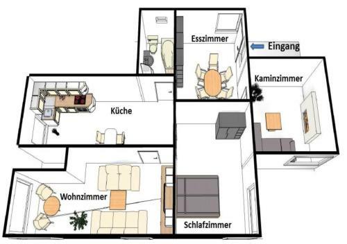 Apartamento Ferienwohnung Deutschmann