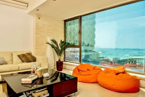 Apartamento Luxury Full Sea View Apt Facing Gordon Beach