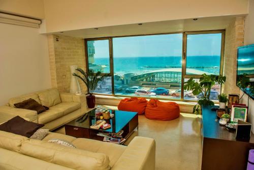 Apartamento Luxury Full Sea View Apt Facing Gordon Beach