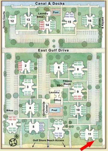 Apartamento East Gulf Condo #1122