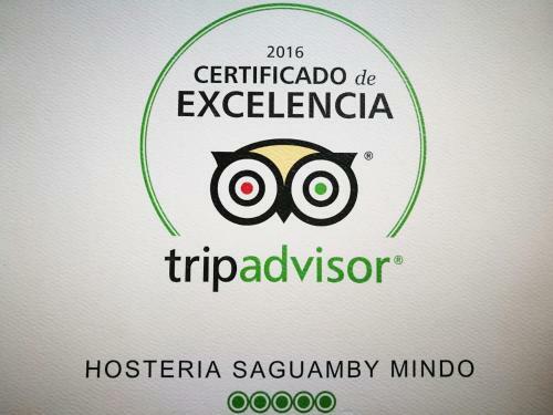 Lodge Hosteria Saguamby Mindo
