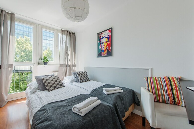 Unit Short Rent Apartment By Warsaw Metro Station