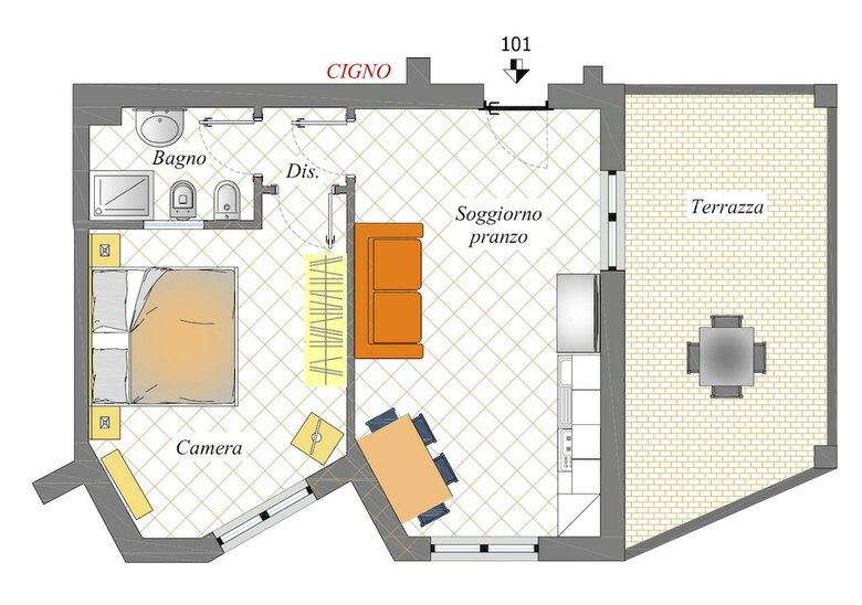 Apartamento Residence Il Cardellino