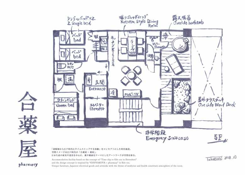 Apartamentos Konjaku-so Dotonbori Garden Spa Stay