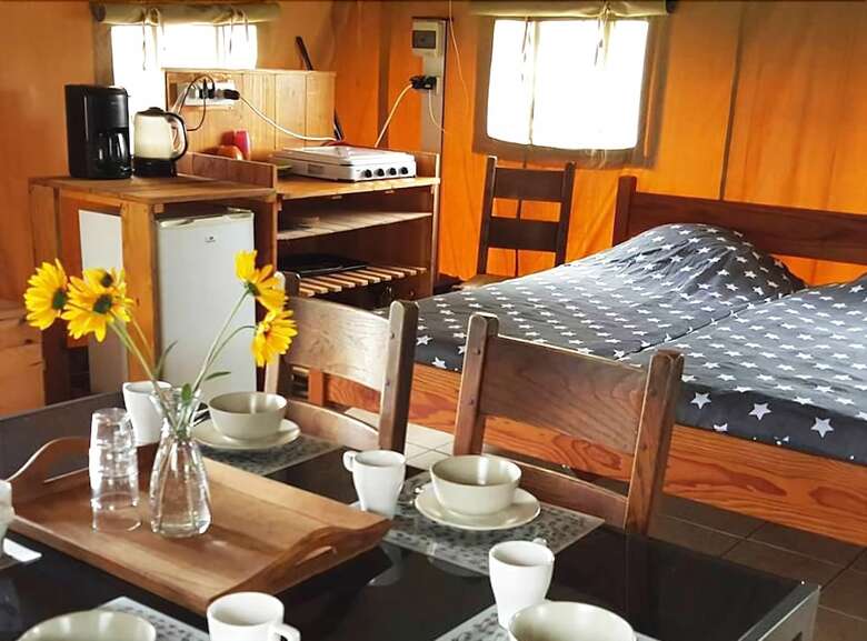 Camping Parc de La Brenne Tente Safari