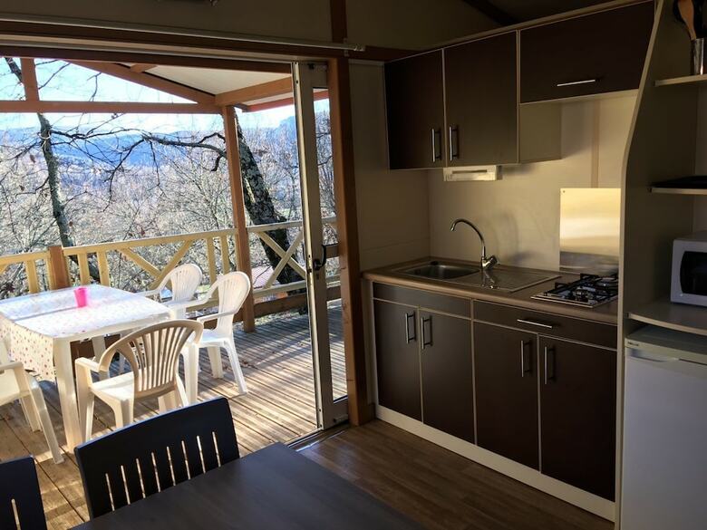 Camping Le Vieux Vallon Chalet Premium
