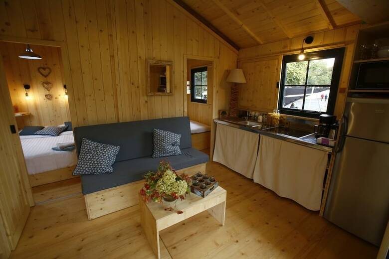 Camping Le Vieux Vallon Cabane Lodge