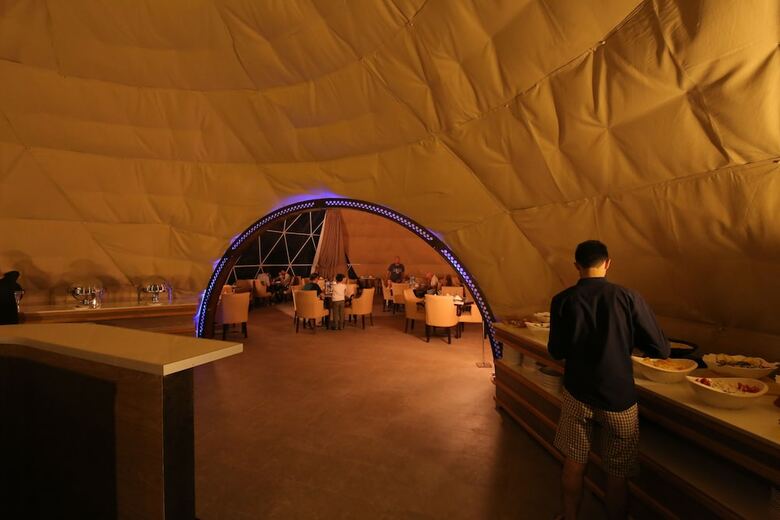 Wadi Rum Bubble Luxotel - Campsite