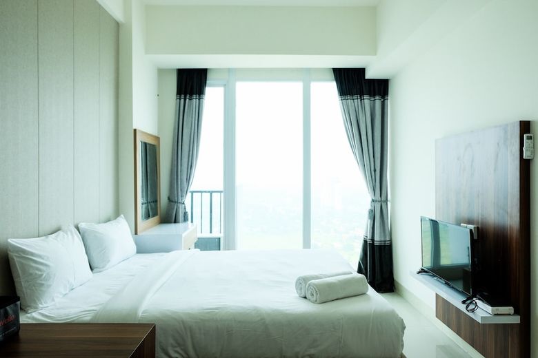 Homey Studio Room Tree Park Apartment Near Bsd City
