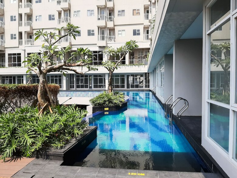 Minimalist Studio Room At Bintaro Icon Apartment