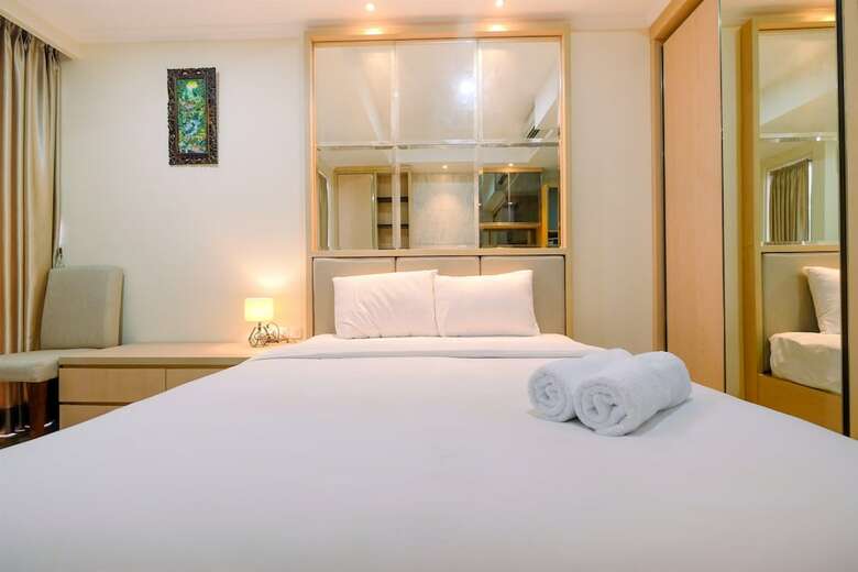 Minimalist With City View Studio @ Menteng Park Apartment