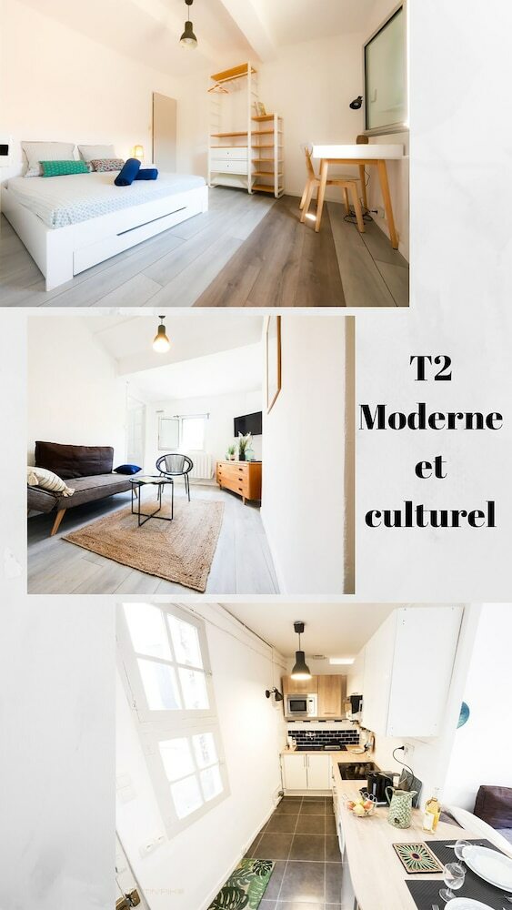 Apartamento T2 Moderne Et Culturel