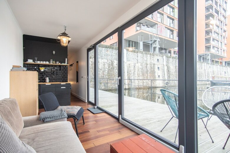 Unique Floating House On Vltava River