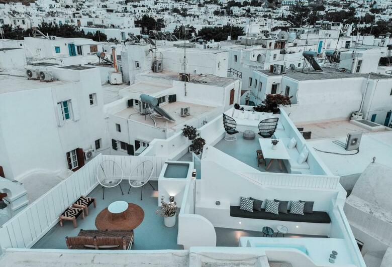 Villa Roofs Of Chora, Townhouse With Rooftop Pool - Adults Only