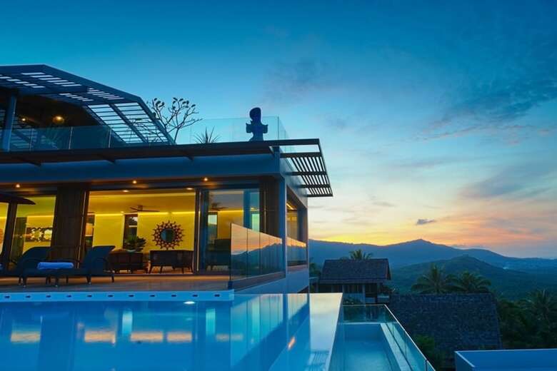 8 Bedroom Sea View Villa Blue Overlooking Chaweng
