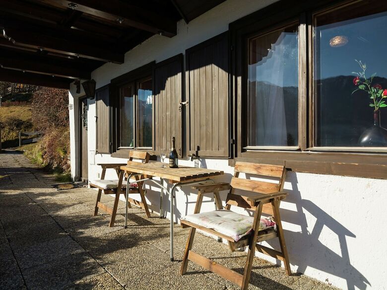 Charming Wooden Chalet In Walchen With Balcony