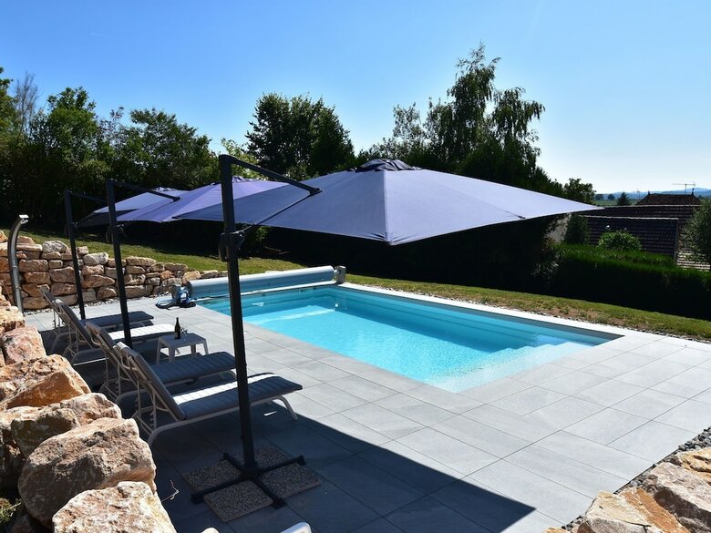 Gorgeous Holiday Home In Martigny-le-comte With Private Pool