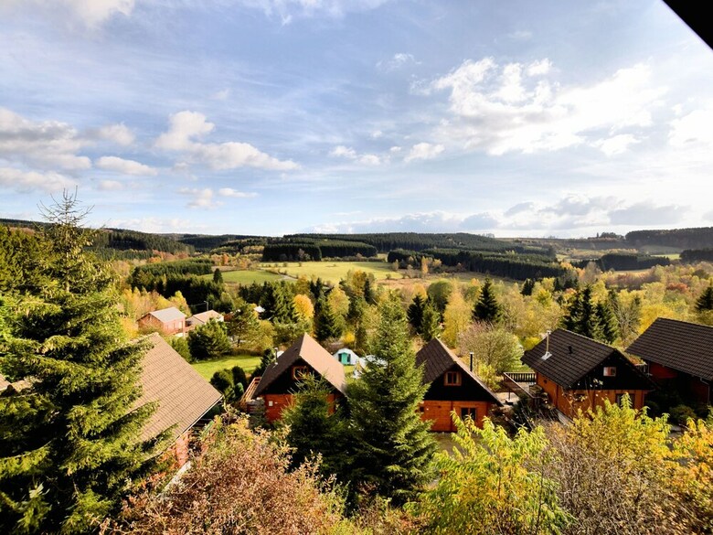 Beautiful Chalet On A Camping, With Different Terraces And A Beautiful View