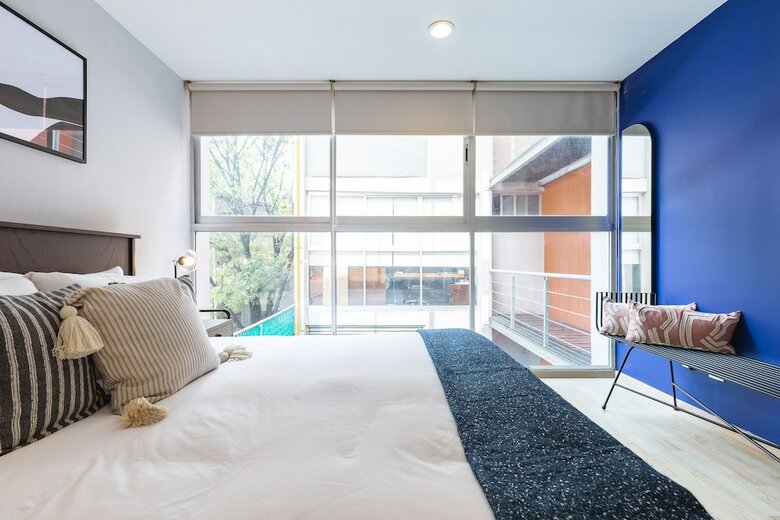 Bright 2br Condesa Apartment With Balcony