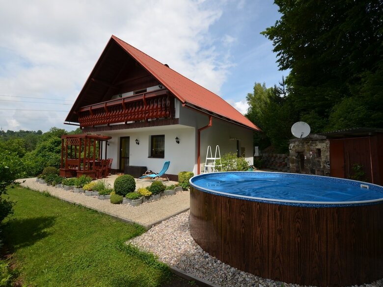 Modern Mansion In Bene?ov U Semil With Pool