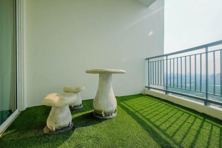 Relaxing 2br With Ocean View At Ancol Mansion Apartment