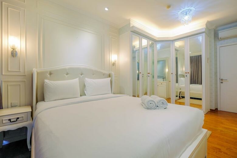 Relaxing 2br With Ocean View At Ancol Mansion Apartment