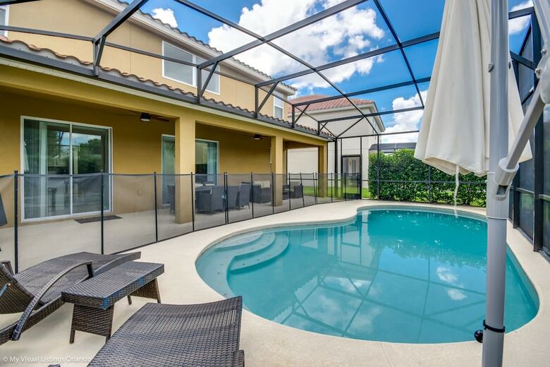 5196oa Luxury 6 Bedroom 4.bath Home With Spa