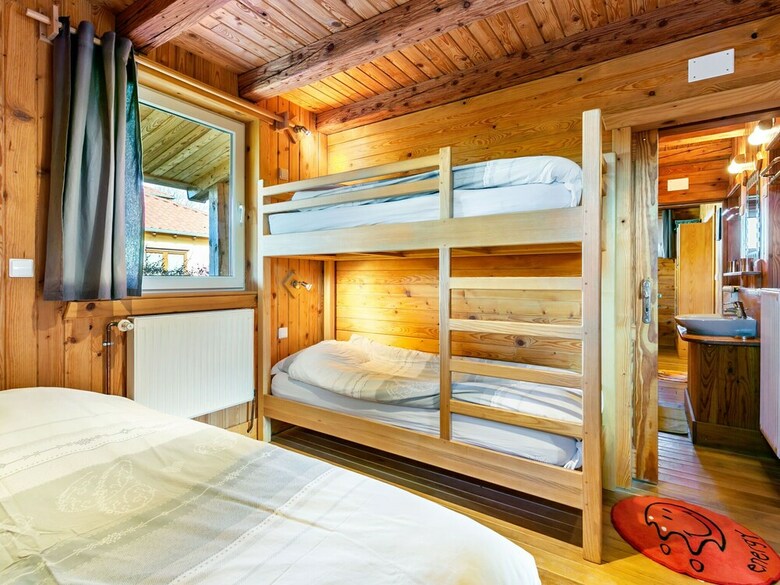 Quaint Chalet In Harreberg With Garden