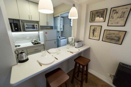 Apartamento 5319 Marcelo T de Moderno 1 Dorm En Recoleta