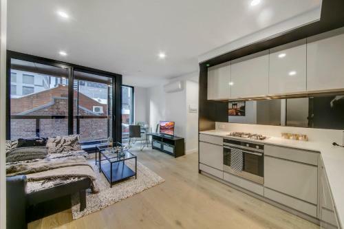 Apartamento A Stylish 2br Apt, 5-min Walk To Melbourne Central