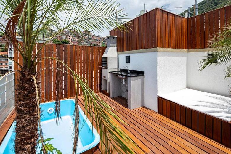 Apartamento Cobertura Alto Luxo Com Terra�o, Bbq E Piscina - 6 Quartos