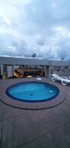 Apartamento Flat Com Piscina E A 400 M Da Praia Do Gonzaguinha